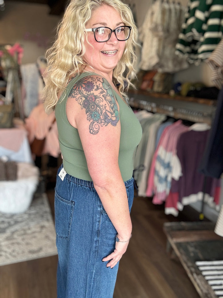 Hip Length Reversible Tank