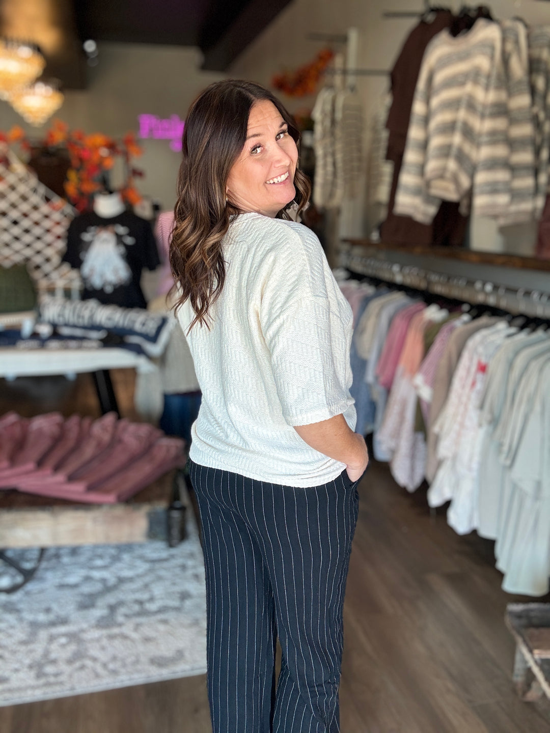 Crisp & Cozy Textured Tee