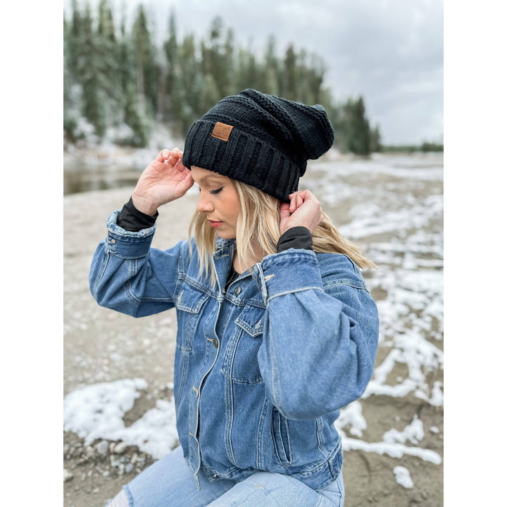 Slouchy  Black