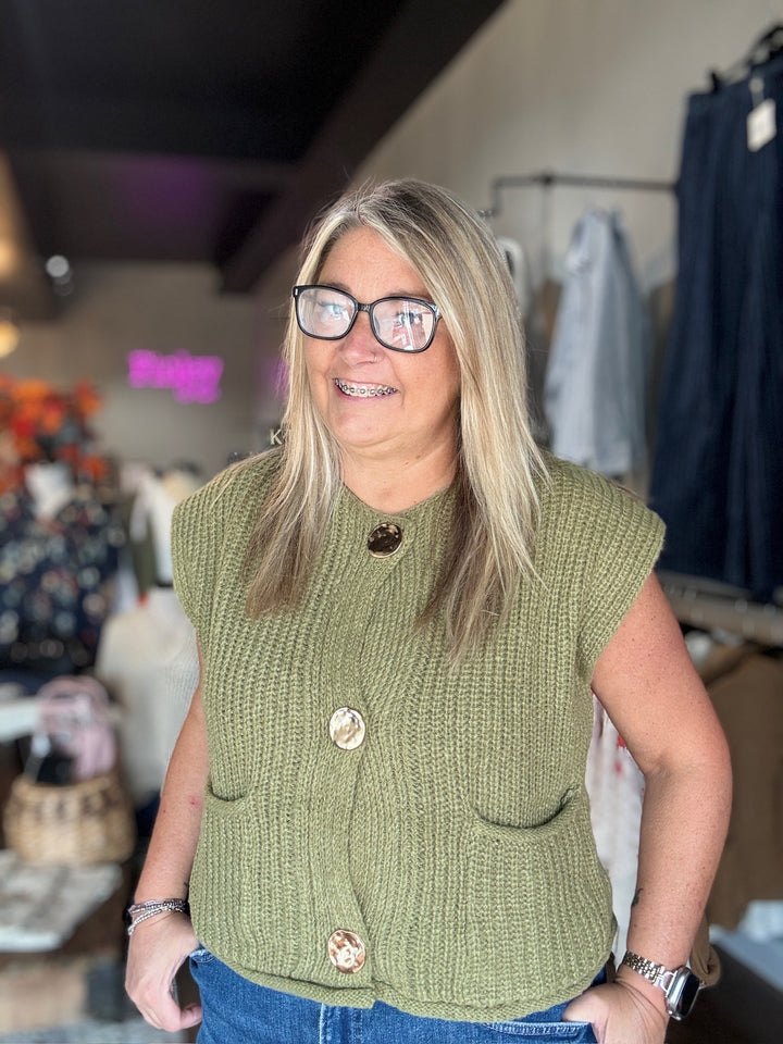 Woodland Cozy Sweater Vest