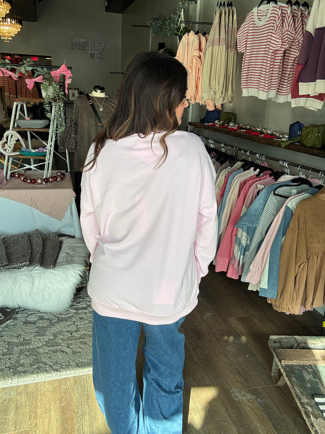 I Heart You Patch Sweatshirt