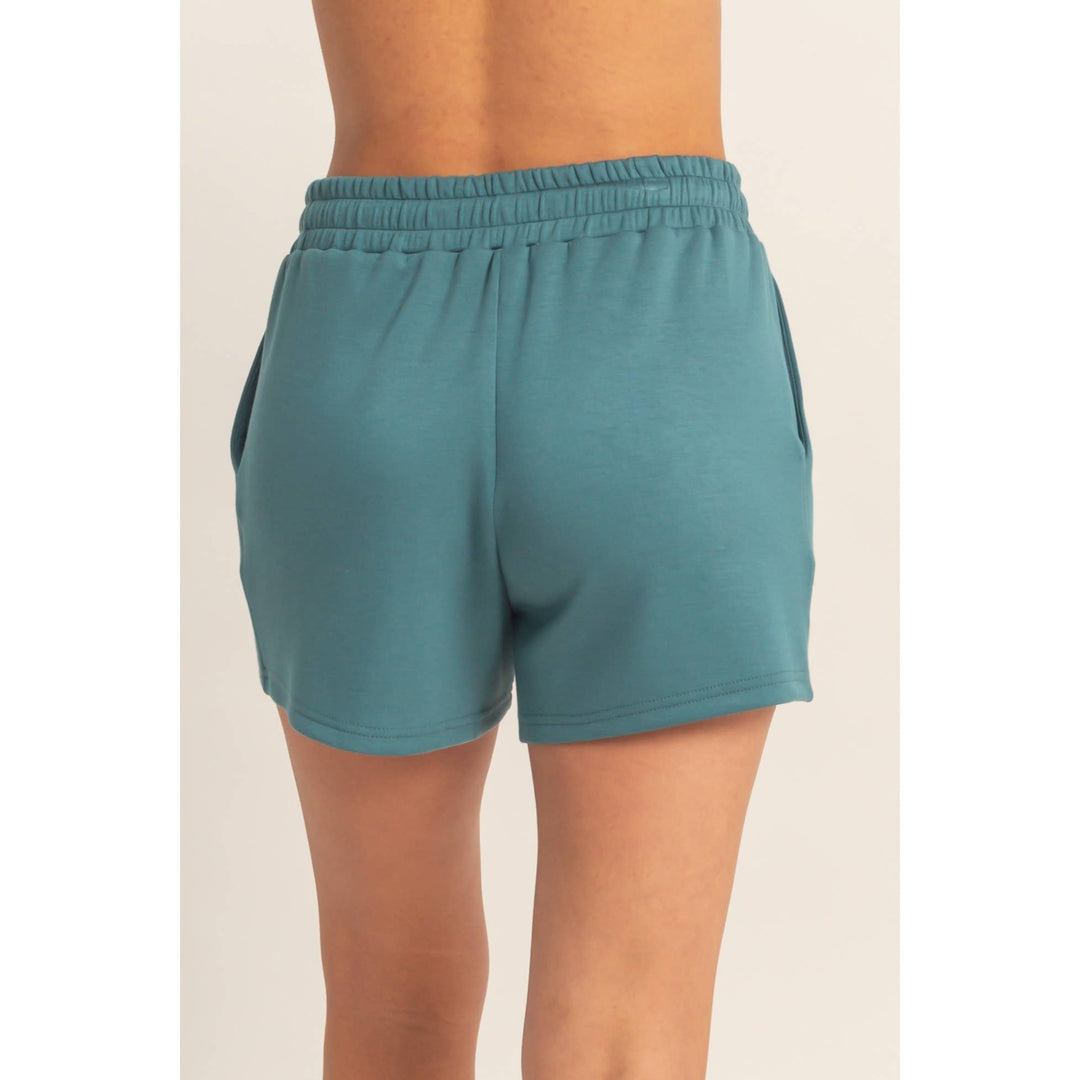Drawstring Waist Shorts
