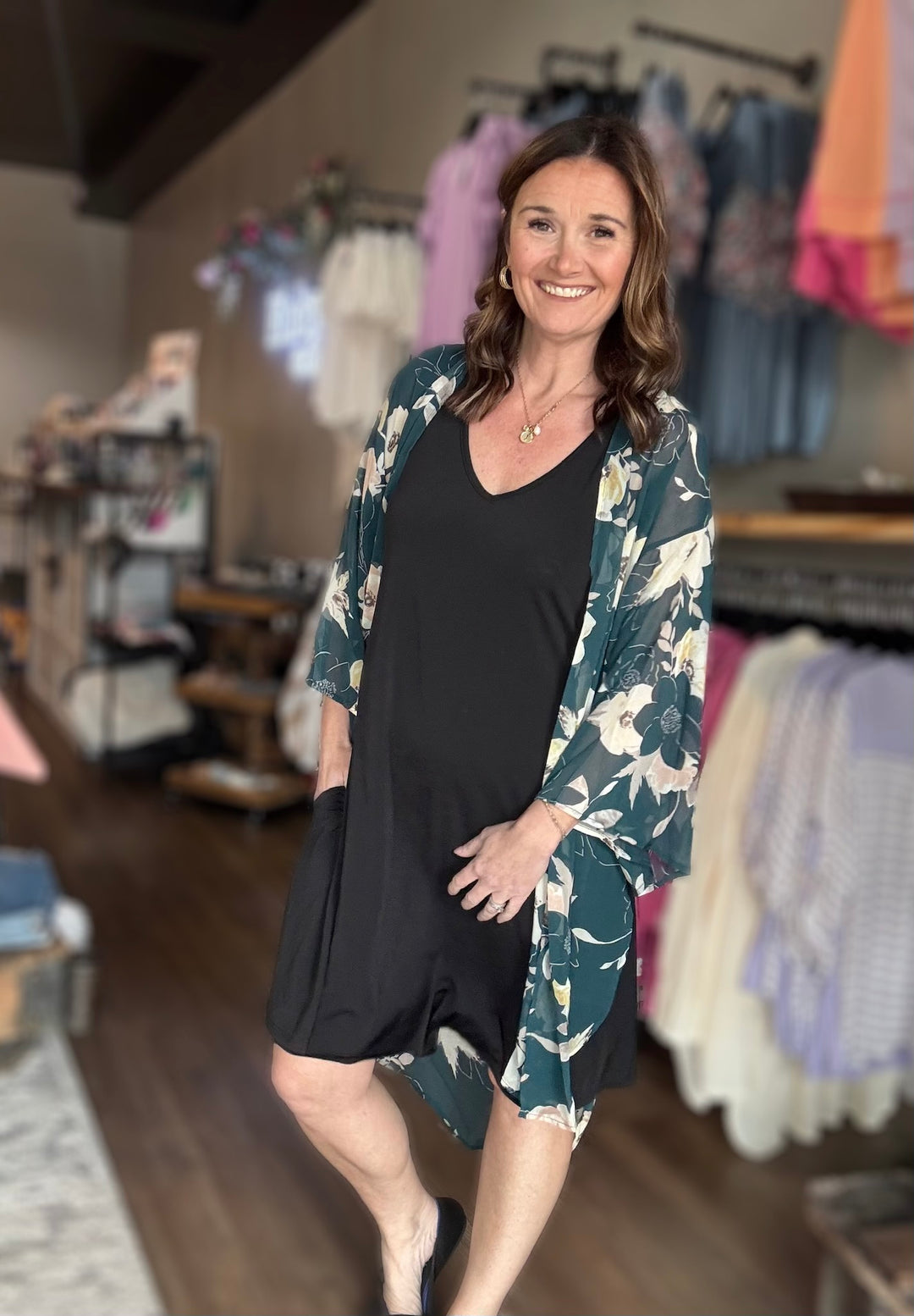 Floral Printed Kimono