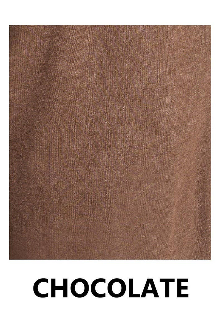 Plus French Terry Exposed Seam Wide Leg Pants