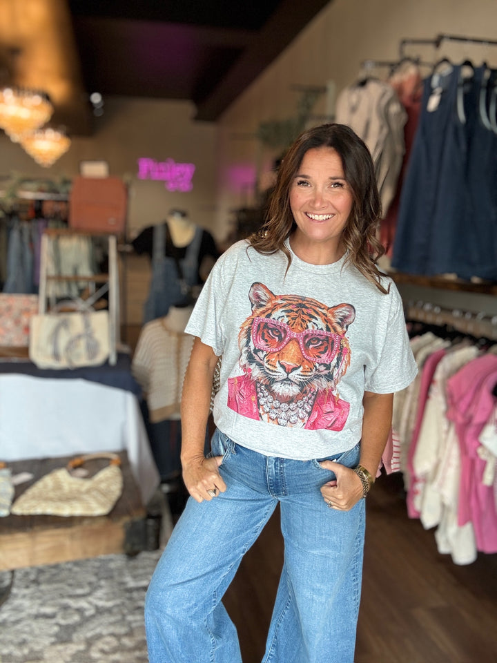 Glitz and Glam Tiger Tee