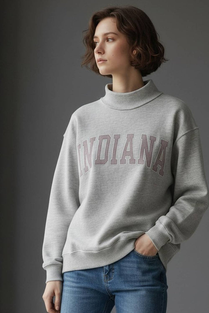 IT2594E-INDIANA1 | 'INDIANA' Stripe Embroidered Sweatshirt
