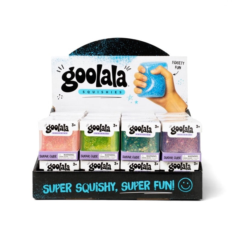 Squishy Glitter Cubes