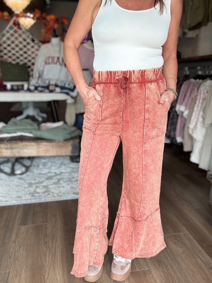 Whimsy Wide Leg Fall Sweatpants