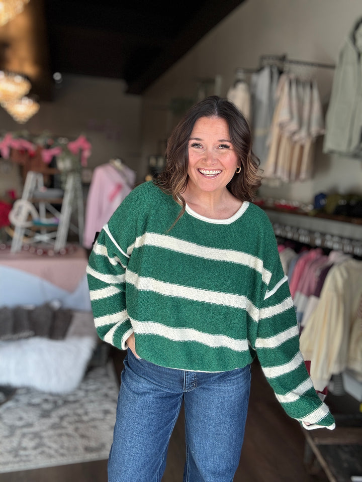 Lucky You Striped Sweater