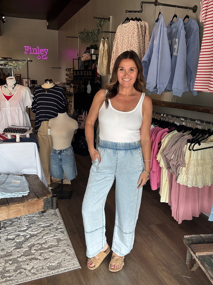 Everyday Casual Denim Pants