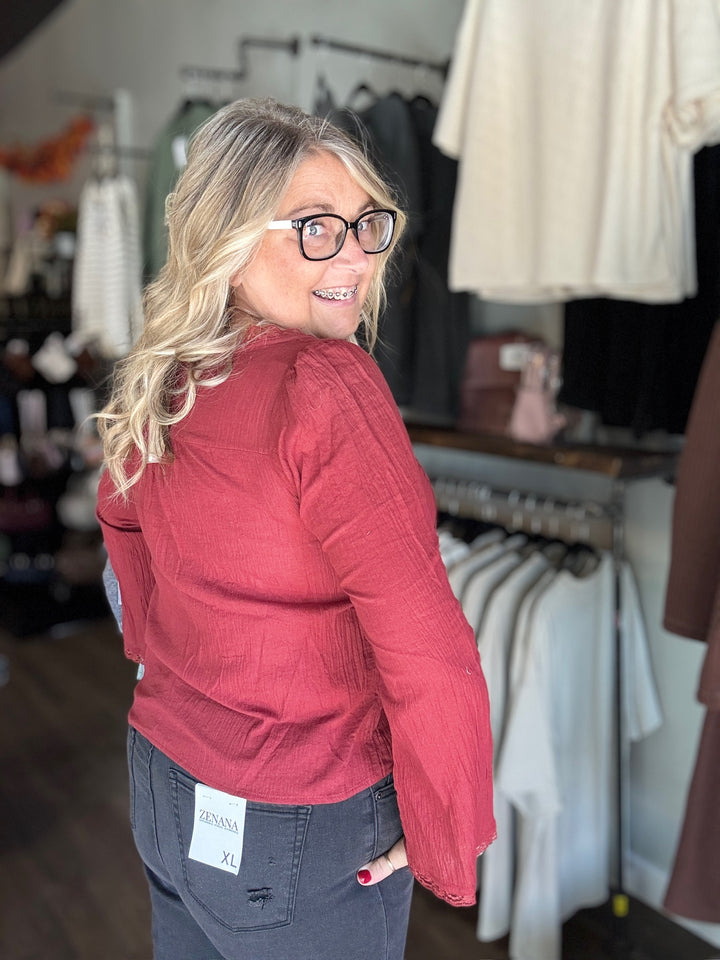 The Rustic Rose Top