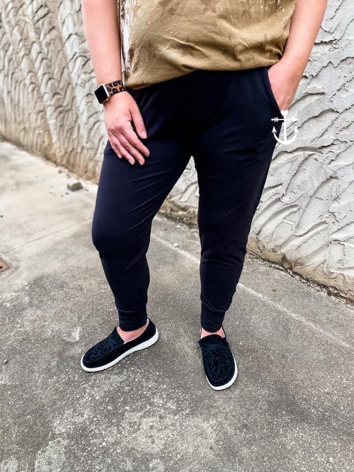 Anchored Arrows Brushed Soft Joggers