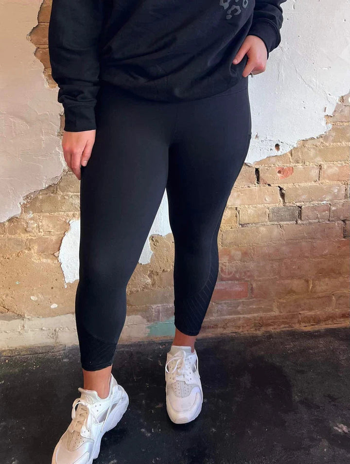Anchored Arrows Luxe Lines Leggings - Full Length