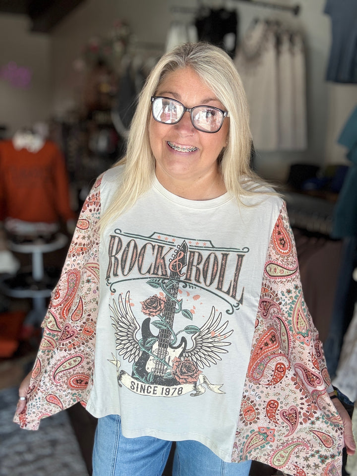 Rock & Roll Boho Tee