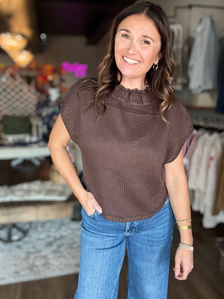 Mocha Mornings Sweater Top