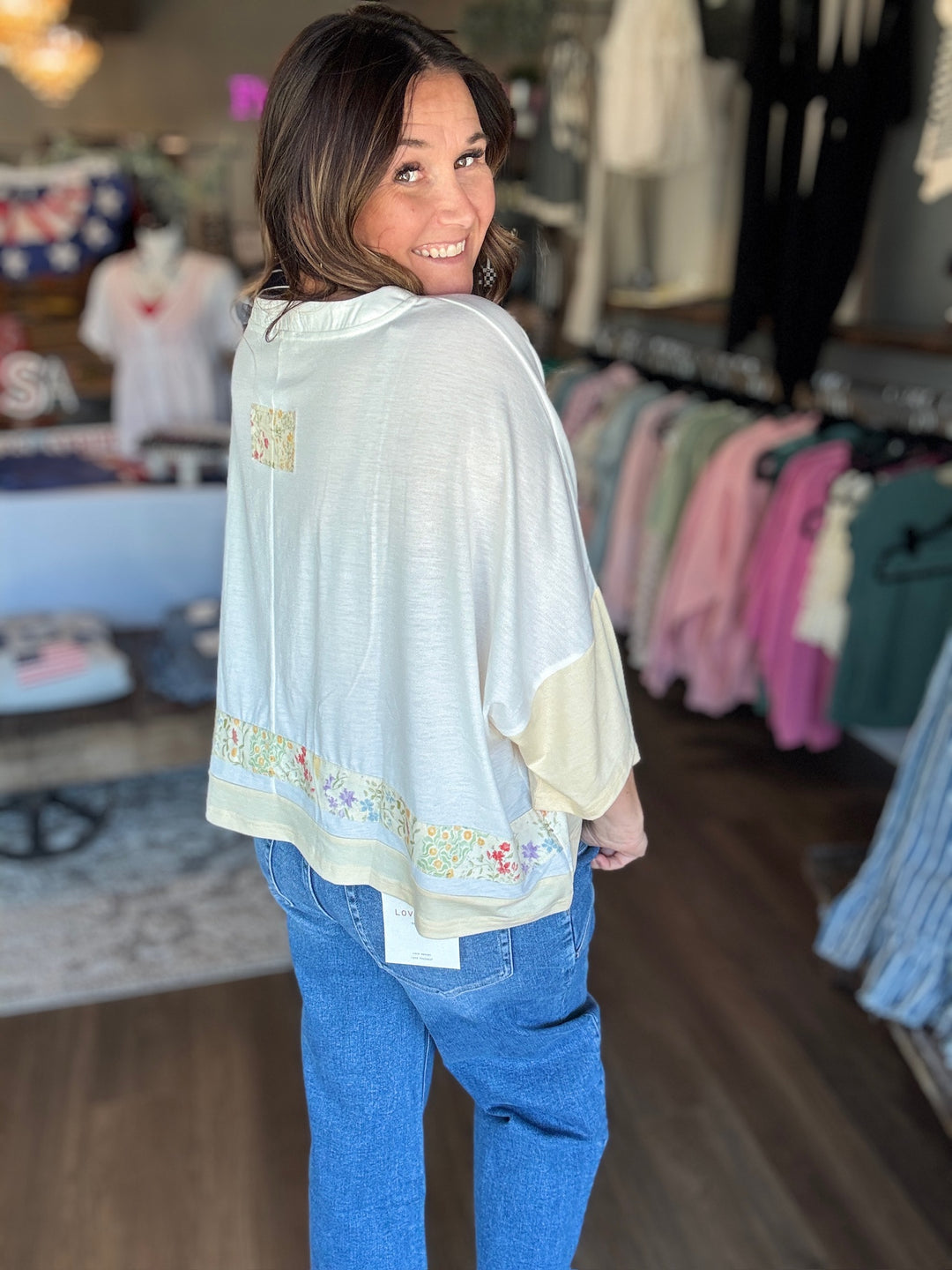 Sunny Meadow Crochet Tee