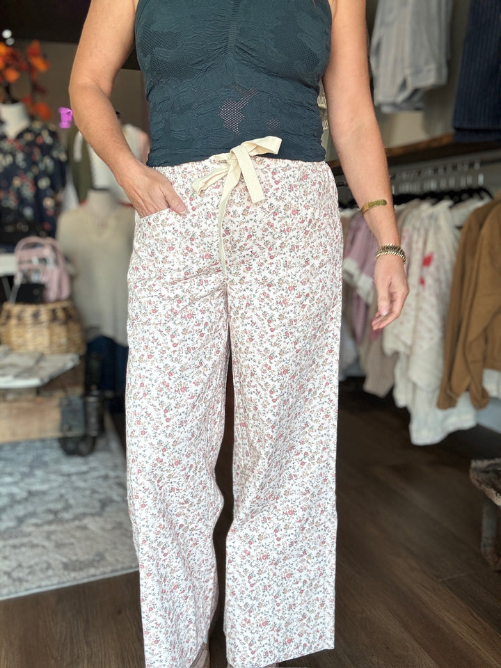 Sweet September Floral Pants
