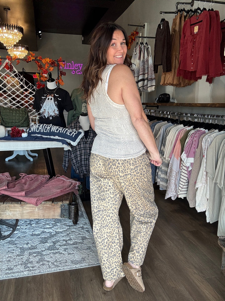 Wild Heart Leopard Jeans