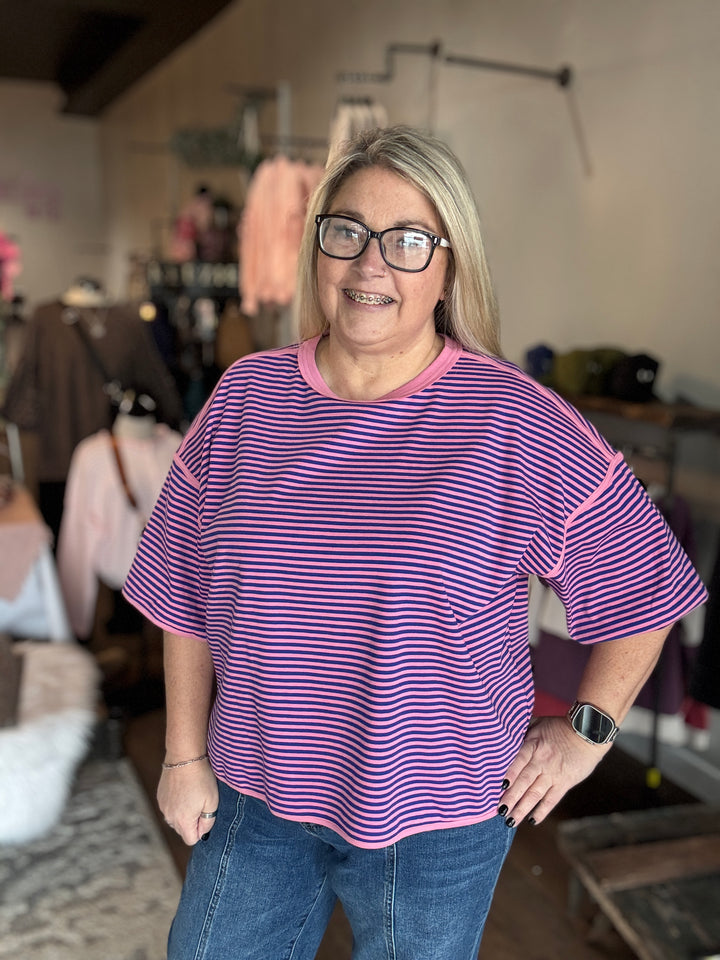 Spring Break Striped Tee