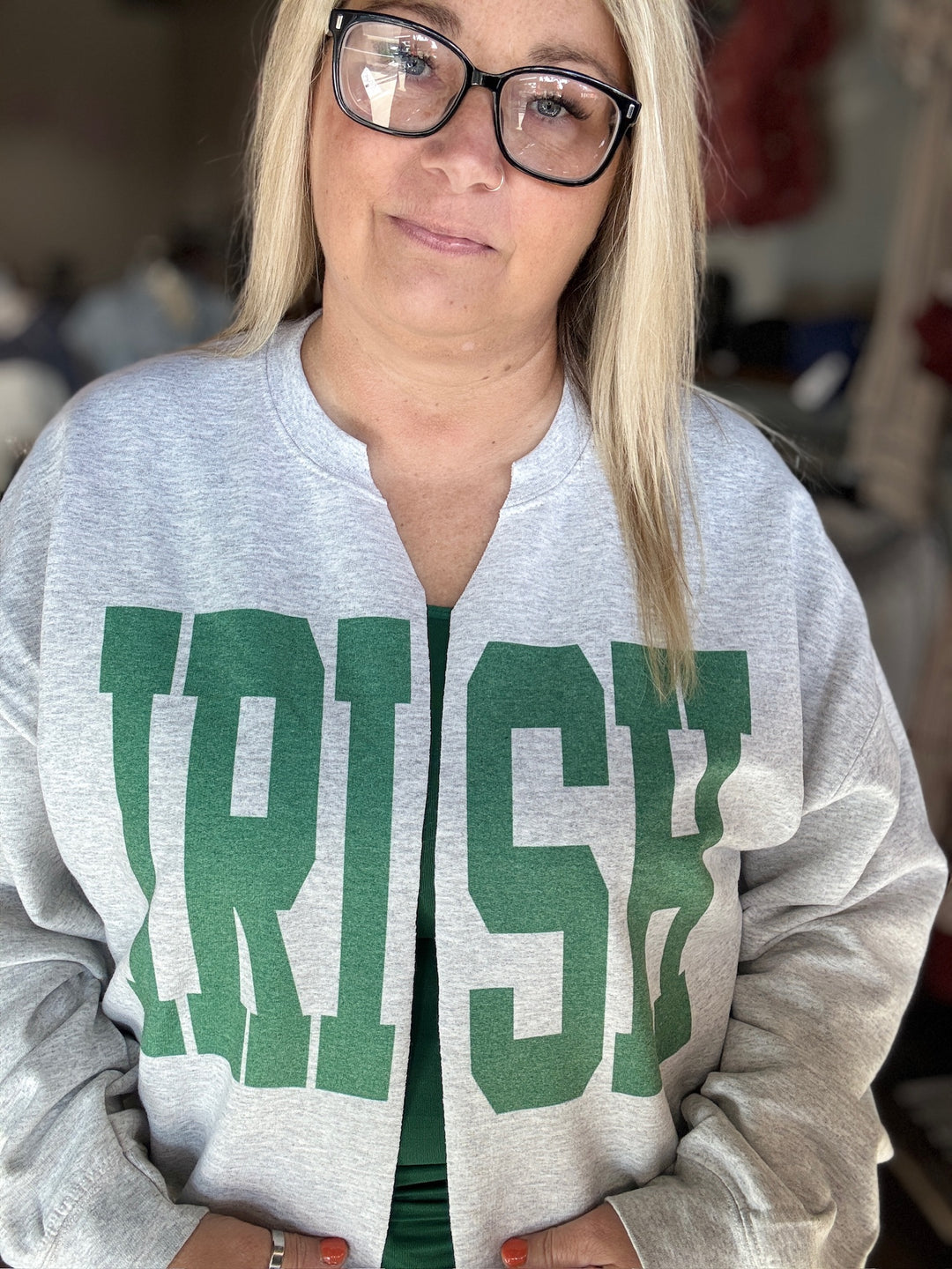 Irish Game Day Cardigan
