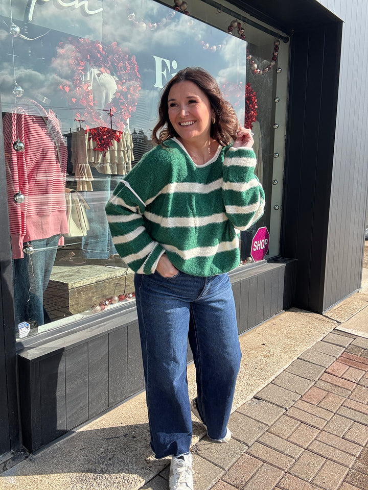 Lucky You Striped Sweater