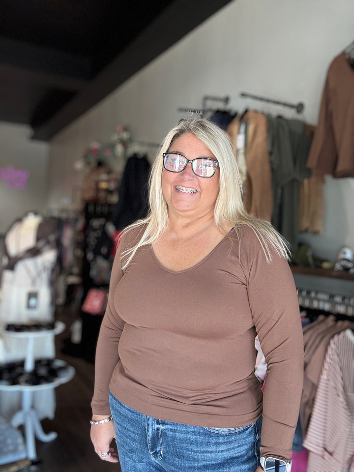 Seamless Reversible Long Sleeve