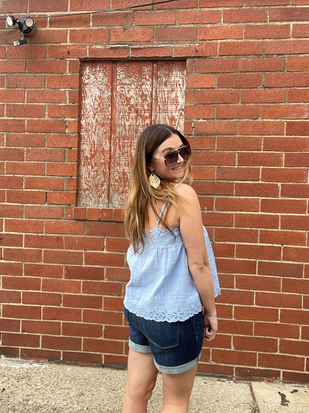 Cashmere Blue Cami Top