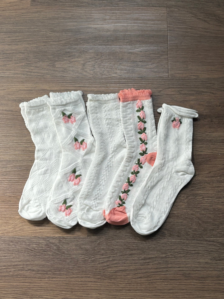 Spring Floral Socks
