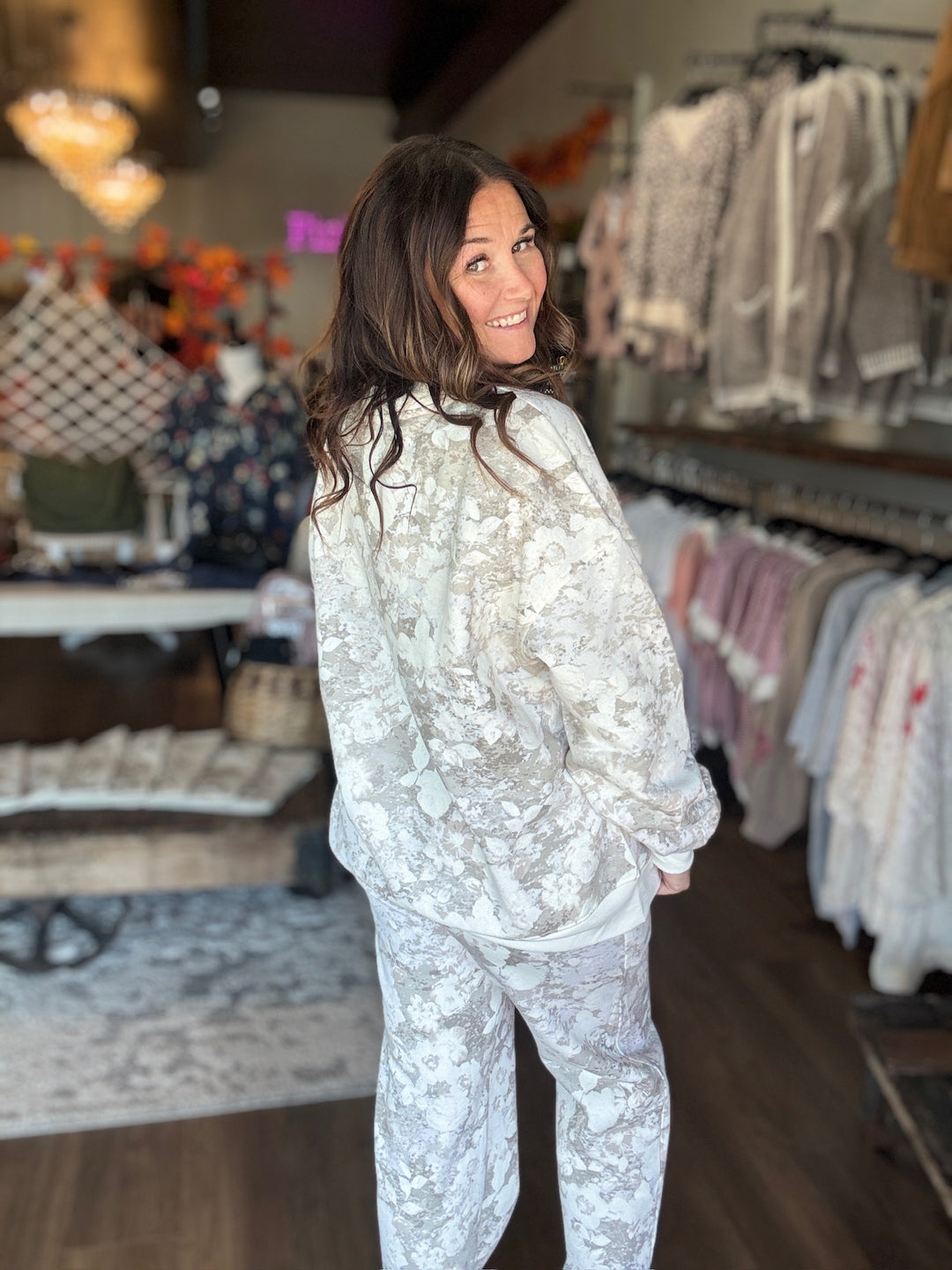 Fall Floral cozy Sweatshirt