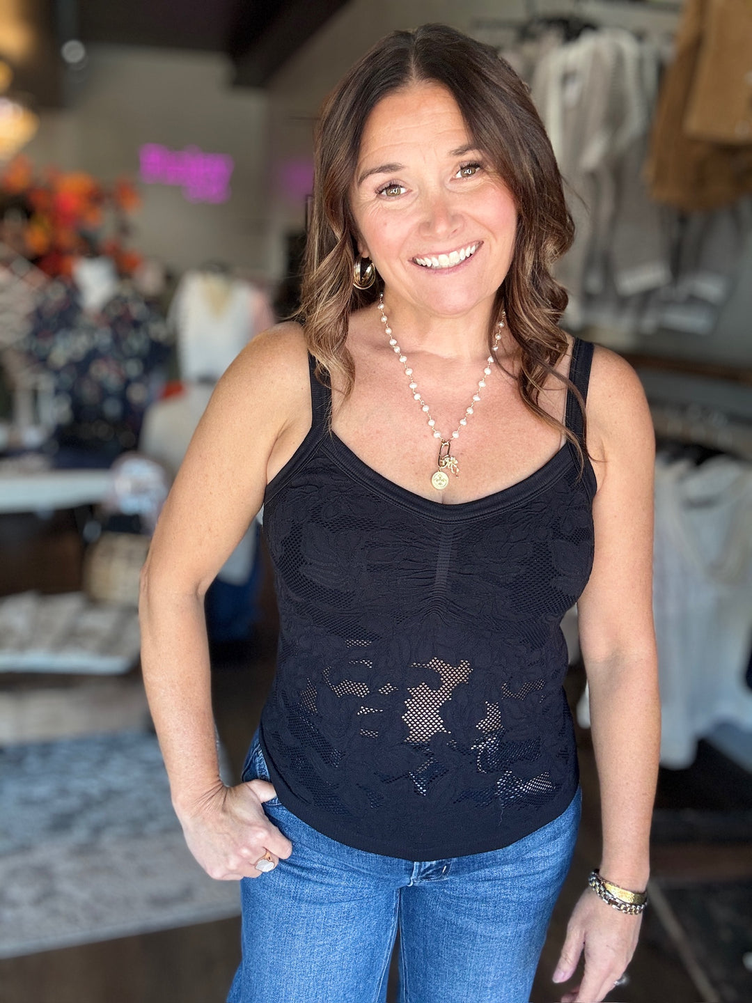 Floral Darling Lace Tank