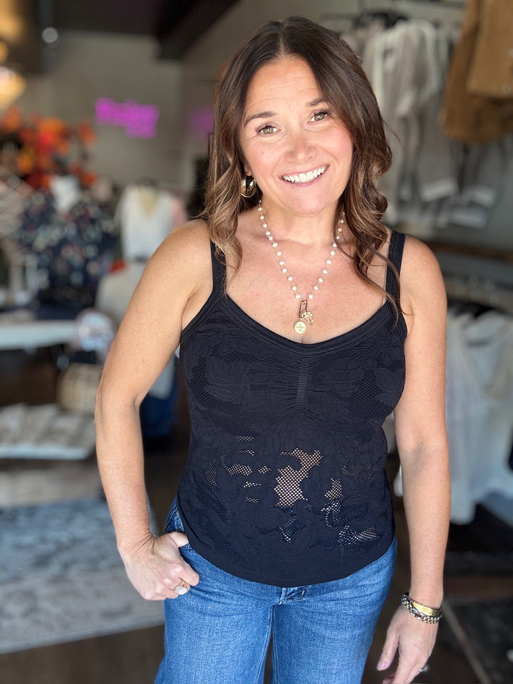 Floral Darling Lace Tank