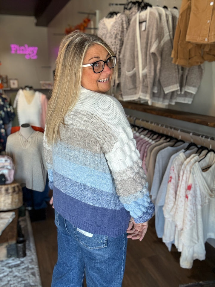 Cool Nights Ombre Cardigan