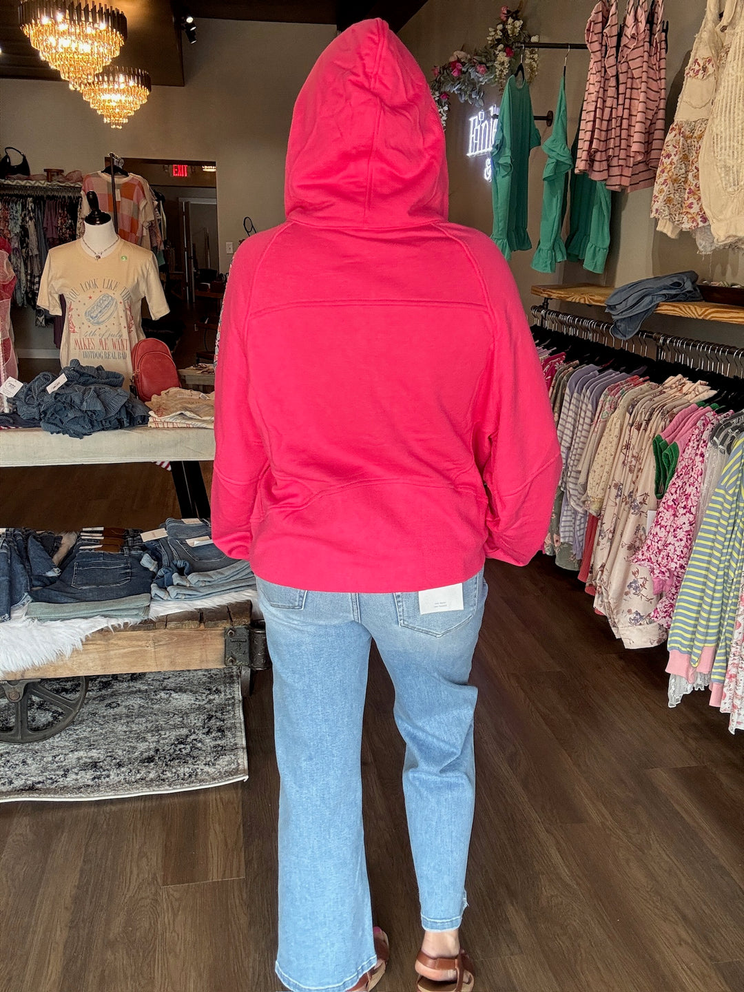 Hooded Hip Length Sweatshirts