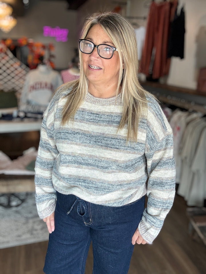 Simply Striped Fall Sweater