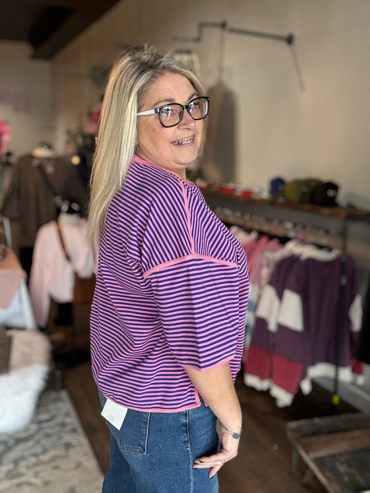 Spring Break Striped Tee