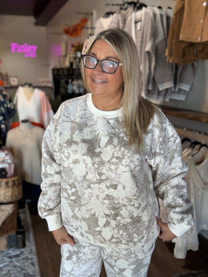 Fall Floral cozy Sweatshirt