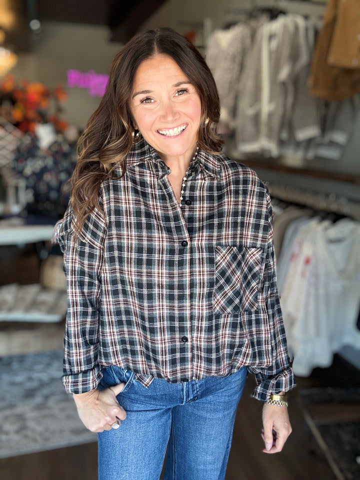 Pumpkin Patch Date Flannel
