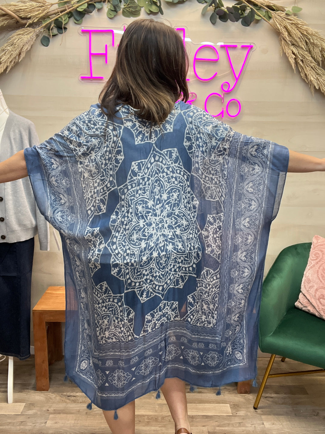 Mandala Tassel Kimono