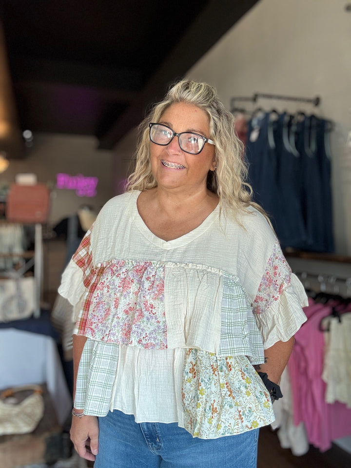 Sweet Harvest Ruffle Top