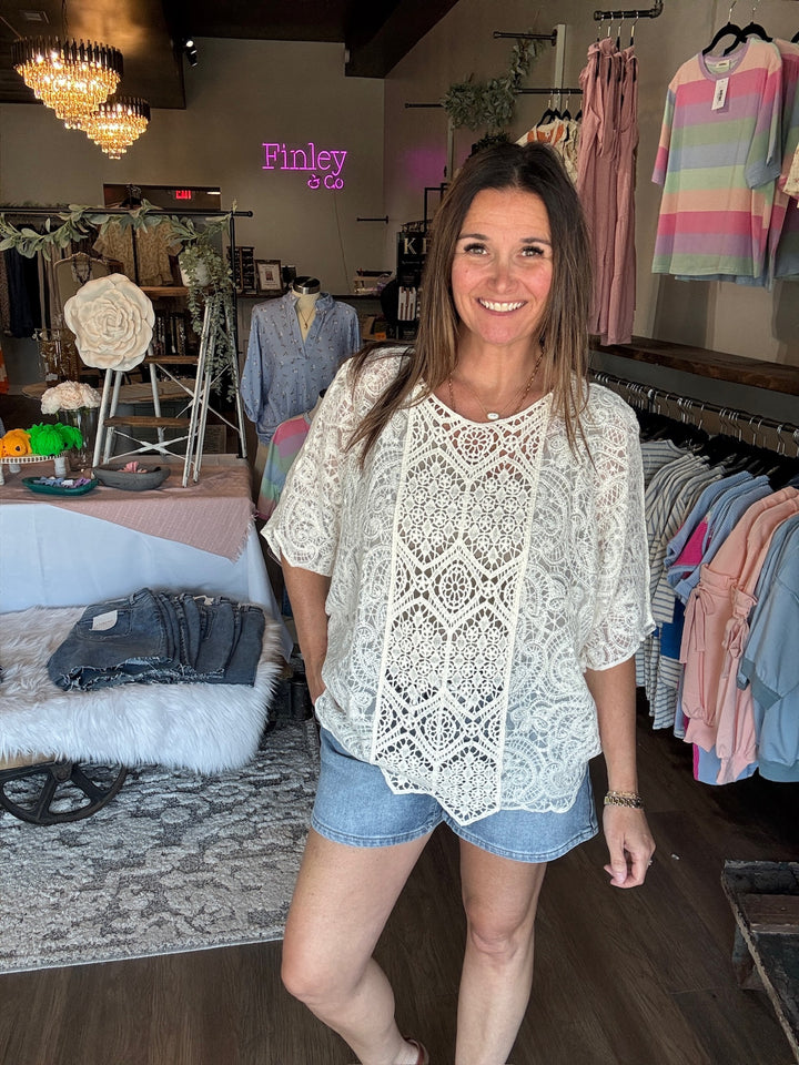 Crochet Lace Summer Top