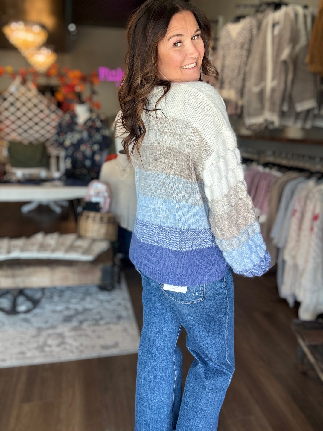 Cool Nights Ombre Cardigan