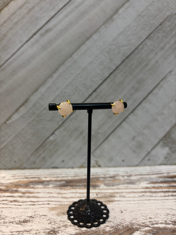 Stone Stud Earrings