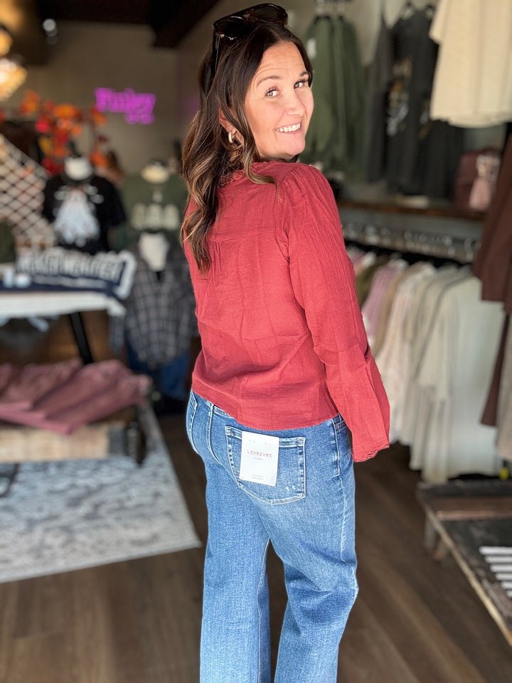 The Rustic Rose Top
