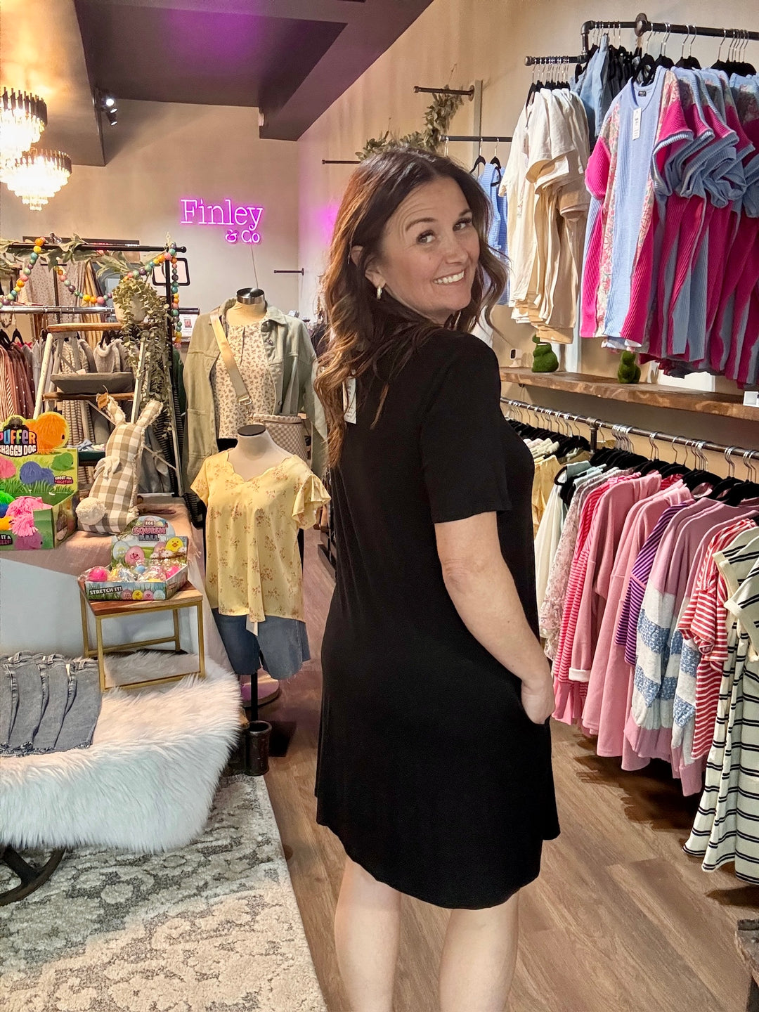 Spring Break Black Dress