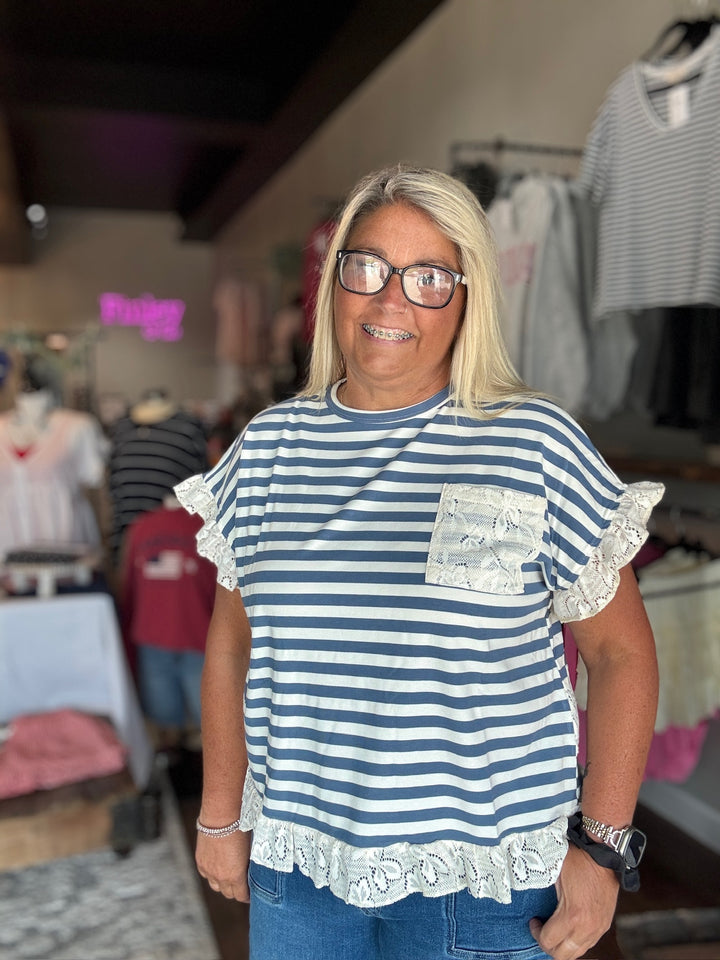 Sail Away Striped Tee