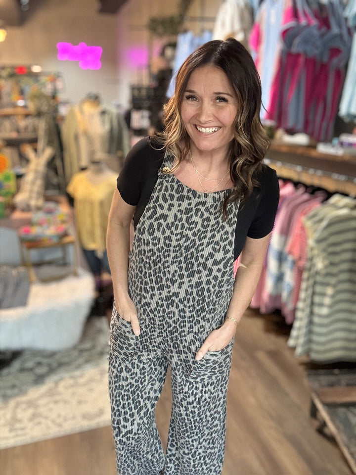 Wild Side Leopard Print Jumpsuit