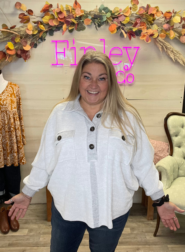 French Terry Knit Top