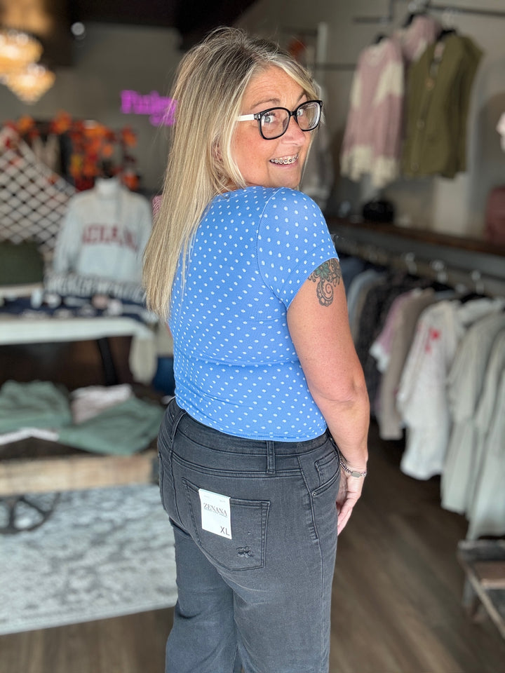 Reversible Polka Dot Tee