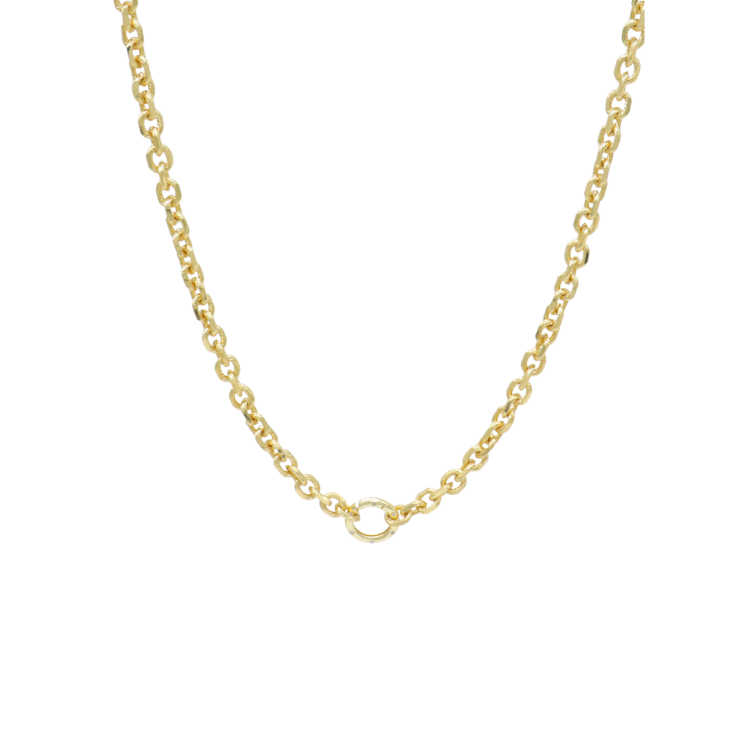 Lily Round Silver Carabiner