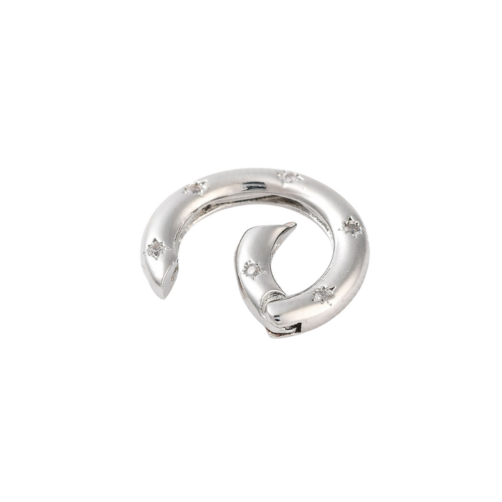 Lily Round Silver Carabiner
